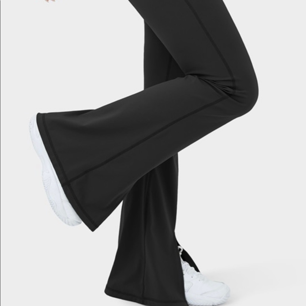 Aerie flare leggings split hem